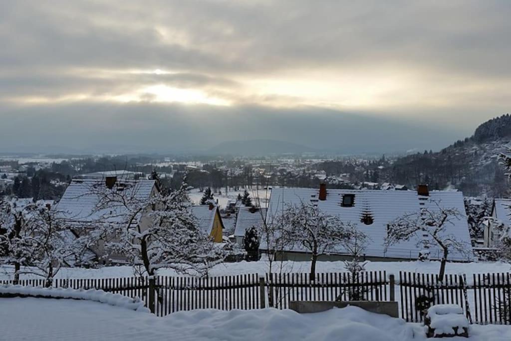 Ferienhaus Sonnenblick Entspannung Mit Sauna Kamin Und Balkon Зоннеберг Экстерьер фото