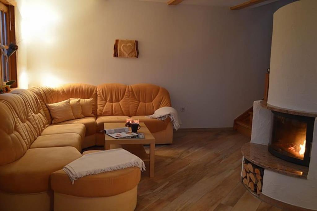 Ferienhaus Sonnenblick Entspannung Mit Sauna Kamin Und Balkon Зоннеберг Экстерьер фото