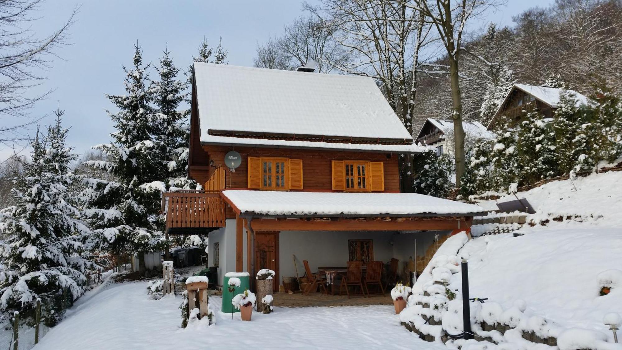 Ferienhaus Sonnenblick Entspannung Mit Sauna Kamin Und Balkon Зоннеберг Экстерьер фото